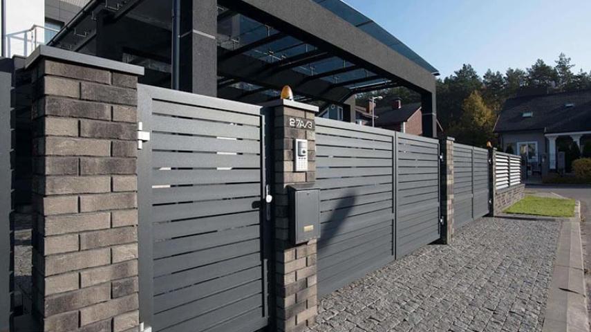 въездные ворота в Ахтырском